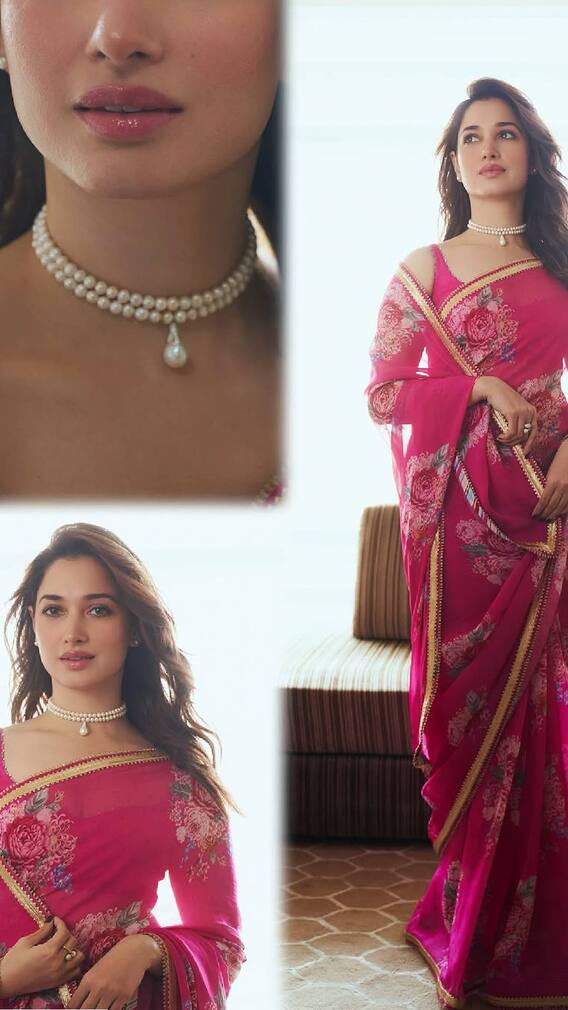 तमन्नाची साडी अन लुक... आणि स्त्रीत्व