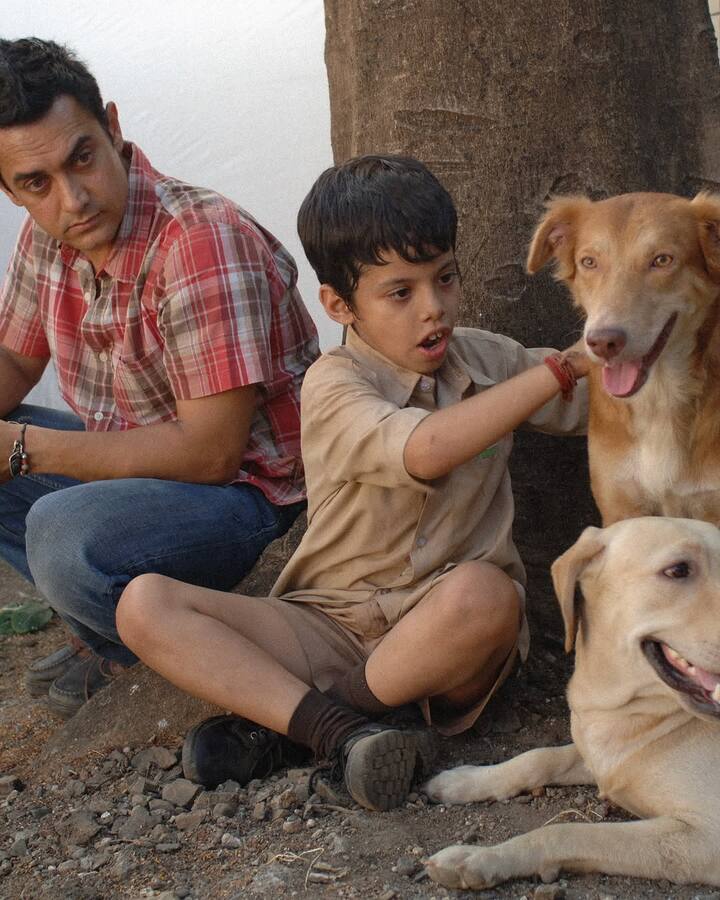 The caption with the images revealed that Aamir Khan personally chose Darsheel Safary for the role after seeing his face and eyes during the audition.