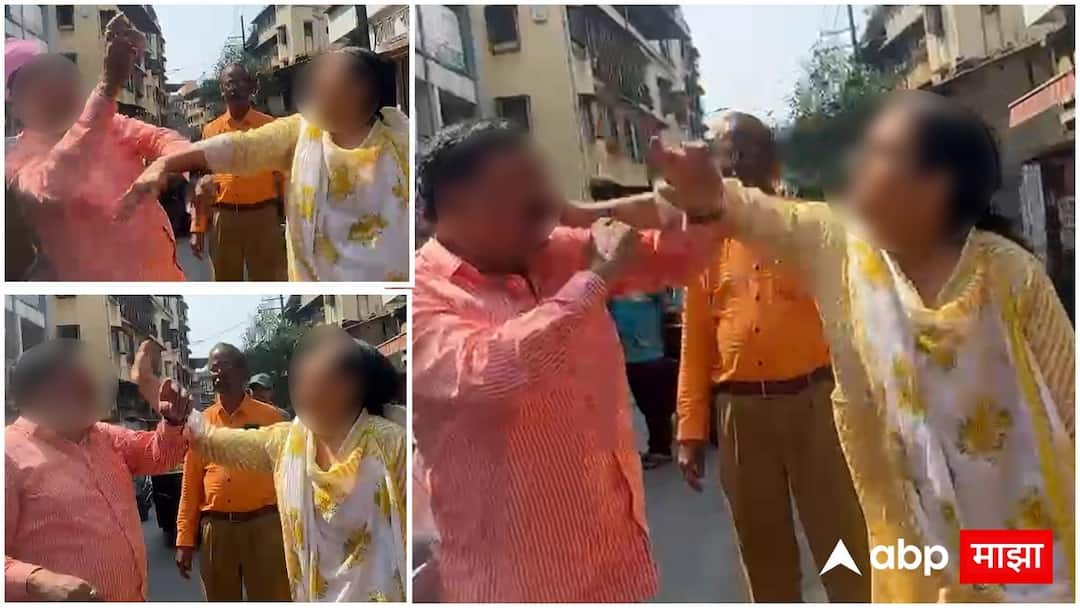 Kalyan Shiv Sena Rada rani kapote beaten shiv sena former corporator mohan ugale viral video माझ्या छातीला हात का लावला? शिंदेंच्या माजी नगरसेवकाला महिला पदाधिकाऱ्याने दिला चोप, जुन्या वादाची किनार