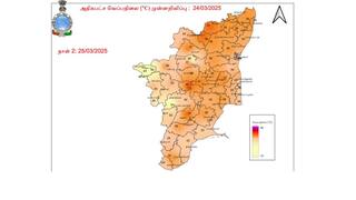 கரூரில் 38 டிகிரி வெப்பநிலை: மக்களே கவனம்..அடுத்த 7 நாட்களுகு வெயில் கொளுத்த போது.!