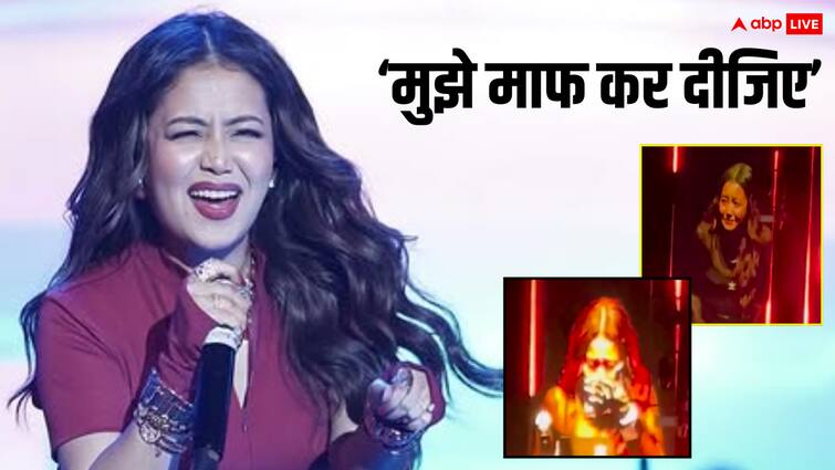 Neha kakkar cries in melbourne concert as fans ask her to go back after arriving 3 hours late watch video 'वापस जाओ', मेलबर्न कंसर्ट में देर से पहुंचीं नेहा कक्कड़ तो भड़के फैंस, स्टेज पर ही फूट-फूटकर रोईं सिंगर