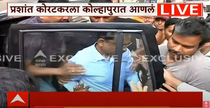 छत्रपती शिवाजी महाराजांचा अवमान करणाऱ्या प्रशांत कोरटकरबद्दल शिवभक्तांमध्ये संतापाची लाट आहे. त्यामुळे आज सकाळी राजवाडा पोलीस स्टेशनला आणतान देखील आजूबाजूचा परिसर निर्मनुष्य करण्यात आला होता.