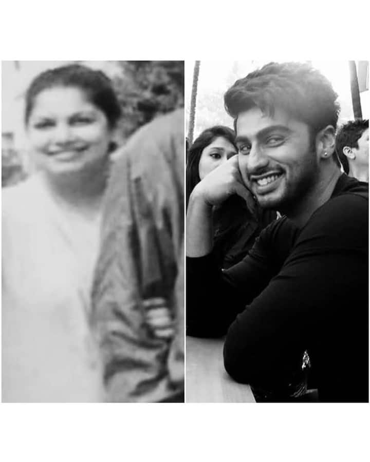 The photos feature Arjun’s heartwarming moments with his sister Anshula Kapoor from their childhood, capturing the bond they shared with each other and their late mother during their younger days.