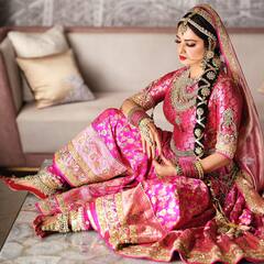 Rekha Looks Every Bit Regal In A Pink Anarkali, Check Out The Pics