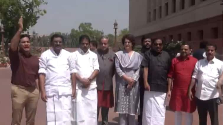 Priyanka Gandhi, Other Kerala MPs Protest Over MNREGA Issue In Parliament: 'Centre Trying To Finish Scheme'