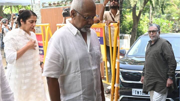 மனோஜ் பாராதிராஜாவிற்கு இயக்குநர் மணிரத்னம், நடிகை சுஹாசினி, நடிகர் நாசர் நேரில் அஞ்சலி,