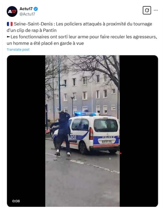 Fact Check : પેરિસમાં છાવા ફિલ્મની રિલીઝ બાદ ભયંકર ફાટી નીકળી હિંસા, તોફાનનો 10 સેકન્ડનો વીડિયો વાયરલ