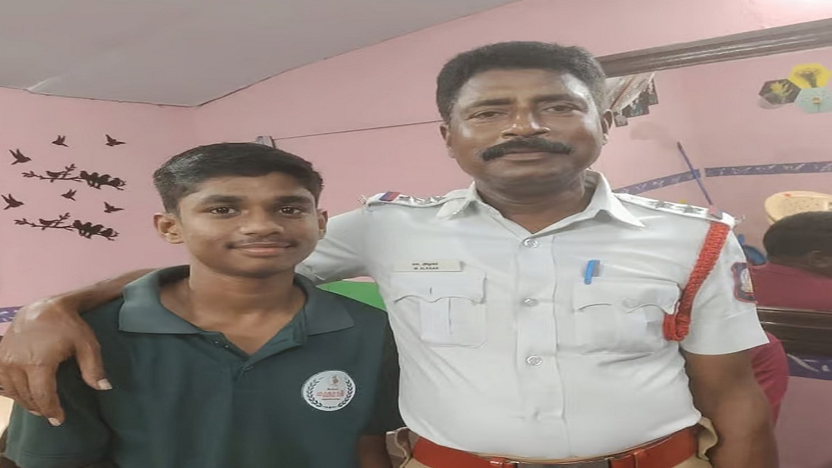 இனிமே இதுதான் என்னோட கெட்டப்... சப்-இன்ஸ்பெக்டர் அட்வைஸால் மாறிய மாணவர்