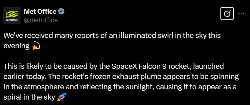 Mysterious Glowing Spiral Lights Up European Skies — Here’s What Really Happened
