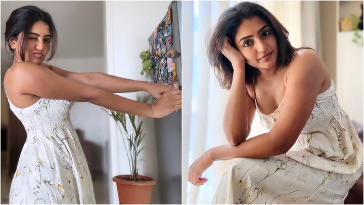 Eesha Rebba Photos: ఈషా రెబ్బా... చాలా అందంగా ఉందబ్బా అంటున్నారు నెటిజనులు. నార్మల్ వైట్ లాంగ్ ఫ్రాక్ వేసుకొని ఆవిడ దిగిన ఫోటోలకు సోషల్ మీడియాలో లైకులు మీద లైకులు కొడుతున్నారు.