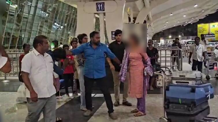 Coimbatore Airport Young Woman Breaks Down Viral Video Sparks Buzz 