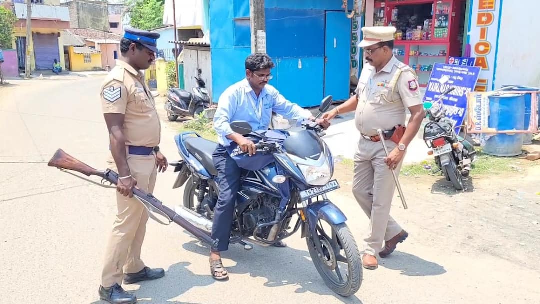 துப்பாக்கியுடன் அலையும் காஞ்சிபுரம் போலீசார்.. 24 மணி நேரம் கண்காணிப்பு.. சிதறி ஓடும் ரவடிகள்