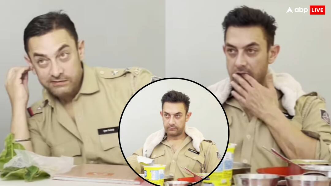 aamir khan audition video from laapataa ladies for police shyam manohar role fans say ravi kishan is far better 'लापता लेडीज' के लिए आमिर खान का ऑडिशन वीडियो वायरल, देखकर बोले फैंस- 'रवि किशन ही बेस्ट थे'