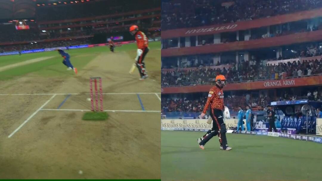SRH vs LSG: वाह रे फूटी किस्मत! हेनरिक क्लासेन अजब-गजब तरीके से हुए आउट; मैदान में हर कोई रह गया हैरान heinrich klaasen strange way of run out prince yadav during srh vs lsg match ipl 2025 heinrich klaasen run out SRH vs LSG: वाह रे फूटी किस्मत! हेनरिक क्लासेन अजब-गजब तरीके से हुए आउट; मैदान में हर कोई रह गया हैरान