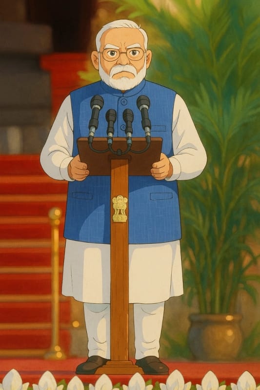 The series also captures PM Modi’s engagement with national infrastructure and defence.
