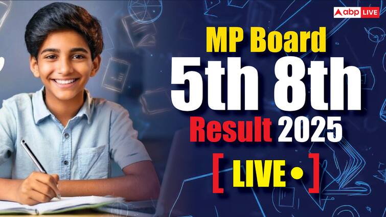 MP Board 5th 8th Result 2025 Live Updates MPBSE Result Today Download Scorecard rskmp.in mponline mpresults MP Board 5th 8th Result 2025 Live: एमपी बोर्ड के 5वीं और 8वीं के नतीजे जारी, ऐसे एक क्लिक में चेक कर सकते हैं अपना रिजल्ट