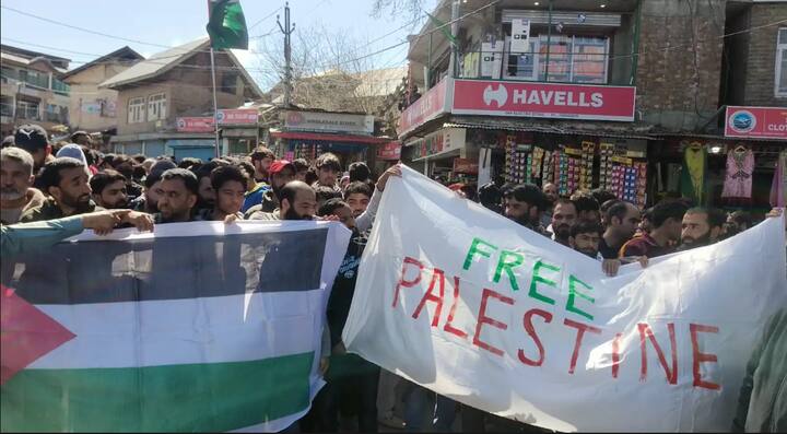 मकसद अंतरराष्ट्रीय समुदाय को फिलिस्तीन और कश्मीर के लिए प्रेरित करना था. कश्मीर की विभिन्न मस्जिदों में अलविदा जुमा पर सामूहिक नमाज अदा की गई. नमाज समाप्त होने के तुरंत बाद हजारों रोजेदारों ने रैली निकाली.