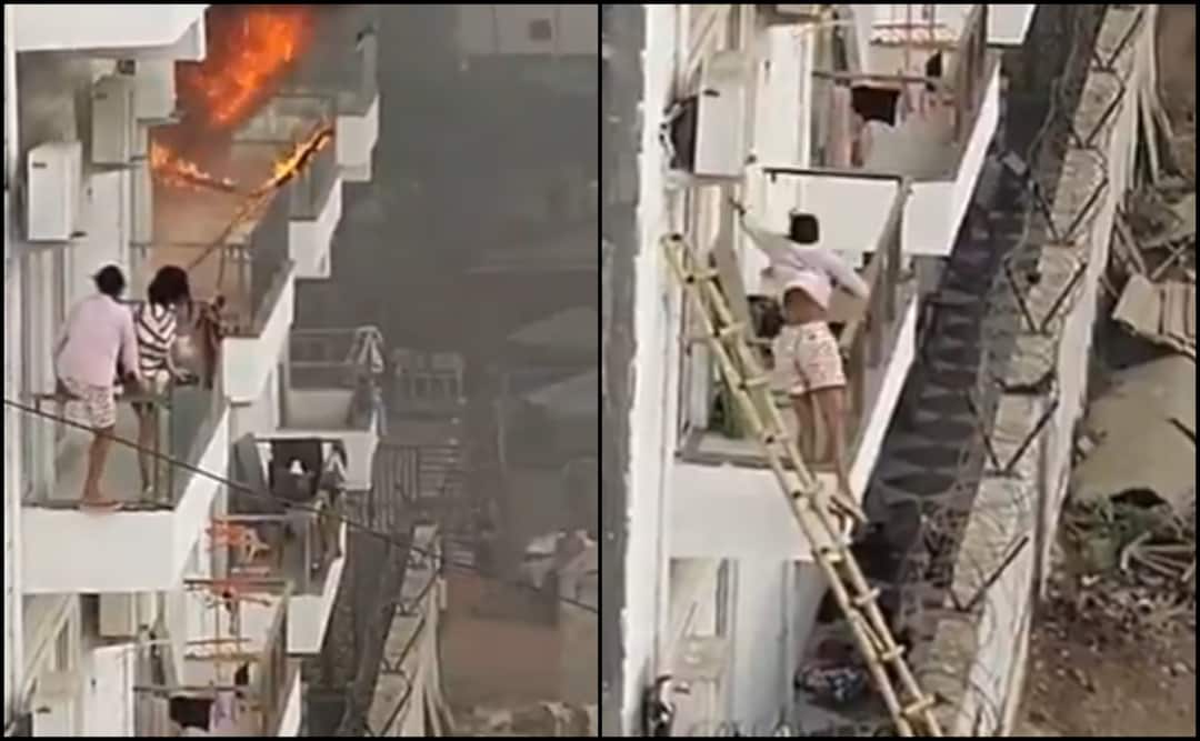 Fire Breaks Out At Girls' Hostel In Greater Noida's Knowledge Park: Video Fire Breaks Out At Girls' Hostel In Greater Noida's Knowledge Park: Video Fire Breaks Out At Girls' Hostel In Greater Noida's Knowledge Park: Video