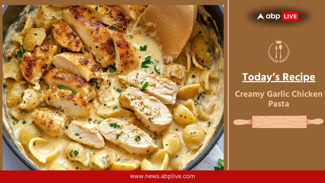 Creamy Garlic Chicken Pasta Recipe Creamy Garlic Chicken Pasta Recipe