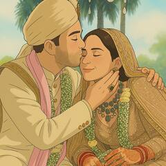 परिणीति चोपड़ा के पति राघव चड्ढा ने पर भी चढ़ा घिबली आर्ट का खुमार, बीवी संग शेयर की क्यूट तस्वीरें