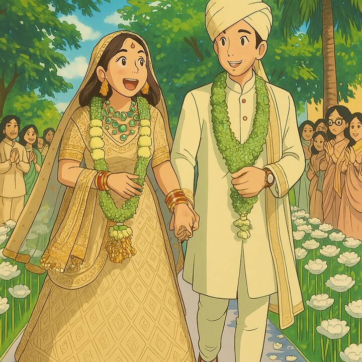 परिणीति चोपड़ा के पति और आप नेता राघव चड्ढा ने अपने इंस्टाग्राम पर 5 घिबली स्टाइल फोटोज पोस्ट की हैं. इनमें वे एक्ट्रेस के साथ दिखाई दे रहे हैं.