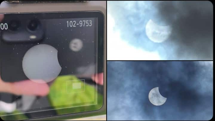 ஃபின்லாந்து: சூரிய கிரகணத்தை தனது கேமராவில் படம் பிடித்திருப்பதையும் அதன் காட்சிகளும்