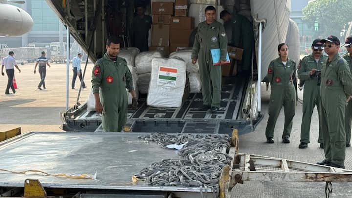 Myanmar was hit with an earthquake of 7.7 in magnitude, which killed at least 144 people. The powerful earthquake destroying buildings, bridges and a monastery. (Photo: Ministry Of External Affairs)