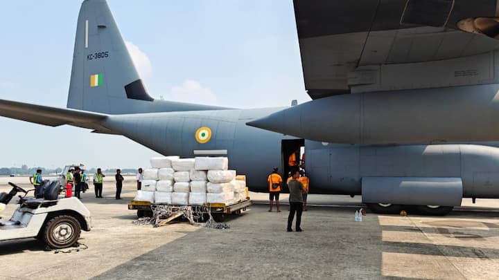External Affairs Minister S Jaishankar said that a search and rescue team carrying essential medicines and medical equipment like Paracetamol, antibiotics, canula, syringes, gloves, cotton bandages, urine bags, etc is also accompanying the flight. (Photo: Ministry Of External Affairs)