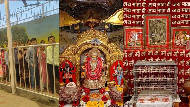 Chaitra Navratri Devotee at Jhandewalan Devi temple know how to worship Mata Shailputri ann Chaitra Navratri: नवरात्र के पहले दिन झंडेवालान देवी मंदिर में भक्तों की लंबी कतार, जानें कैसे करें माता शैलपुत्री की पूजा?