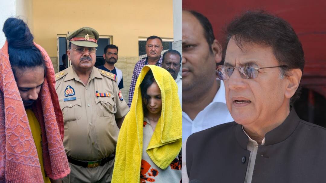 मेरठ जेल पहुंचे BJP सांसद अरुण गोविल, मर्डर के आरोपी साहिल और मुस्कान को पढ़ने के लिए दी रामायण BJP MP Arun Govil reached Meerut jail gave Ramayana to murder accused Sahil and Muskan मेरठ जेल पहुंचे BJP सांसद अरुण गोविल, मर्डर के आरोपी साहिल और मुस्कान को पढ़ने के लिए दी रामायण