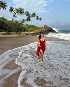 Neha Sharma’s Red Swimsuit Sets The Perfect Vibe For Her Beach Day Look, See Pics