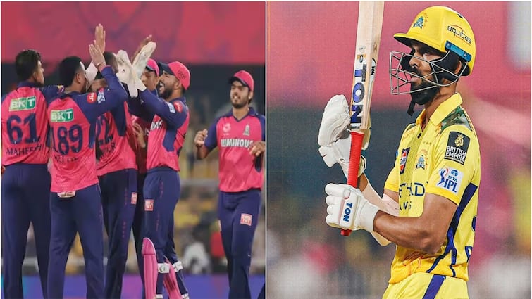 IPL CSK vs RR Rajasthan royals won 6 runs against chennai super kings IPL CSK vs RR: திக்.. திக்..த்ரில்..! போராடி தோற்ற சென்னை.. முதல் வெற்றி பெற்ற ராஜஸ்தான்