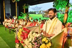 CM Revanth Reddy: పెట్టుబడుల నగరంగా ఫ్యూచర్ సిటీ అభివృద్ధి: ఉగాది వేడుకల్లో సీఎం రేవంత్ రెడ్డి