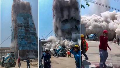Myanmar Earthquake Aftershock updates expert warns power of 334 atomic bombs Earthquake Aftershock: মায়ানমারে ভূমিকম্পে তৈরি হয়েছে ৩৩৪ পরমাণু বোমার শক্তি! আফটারশক কাঁপাতে পারে বিশ্বকে, নয়া বিপদের আশঙ্কা