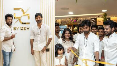 Dhanush opening ceremony Dvutz by dev salon DCutz By Dev எனும்  பிரீமியம் சலூன்  சென்னையில்...  துவங்கி வைத்த தனுஷ்