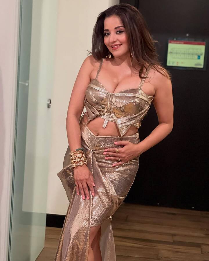 હાલ તો મોનાલિસાના નવા લૂક સોશિયલ મીડિયામાં આગ લગાવી દિધી છે. ફેન્સ તેના આ લૂકને પસંદ કરી રહ્યા છે.