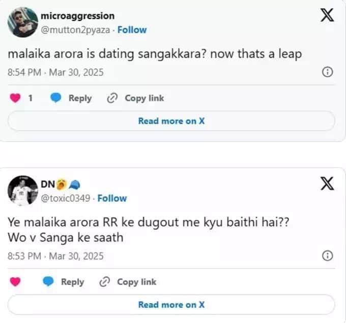 IPL RR vs CSK Malaika Arora: अर्जुनसोबत ब्रेकअप, आता थेट राजस्थानच्या डगआऊटमध्ये दिसली मलायका, त्याच्यासोबत डेटिंगची चर्चा!