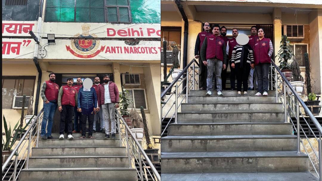 delhi Police Arrested drug peddlers Heroin smuggling racket busted ann दिल्ली में हेरोइन तस्करी का भंडाफोड़, महिला समेत दो को पुलिस ने किया गिरफ्तार