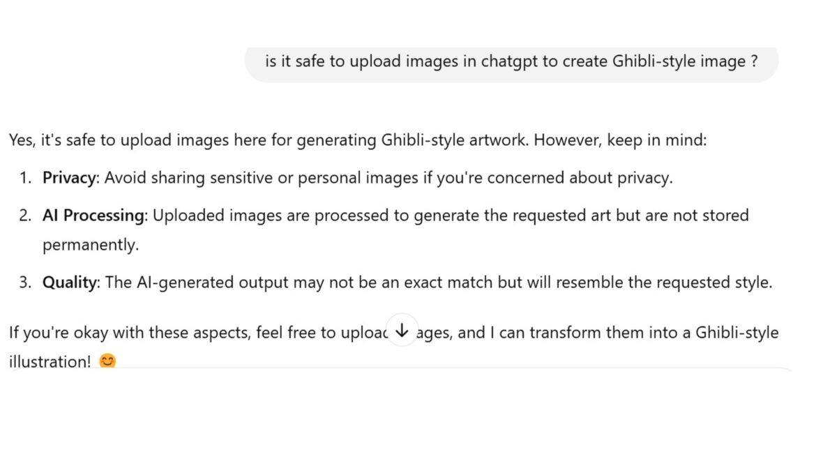 Ghibli Style Image: ChatGPT பாதுகாப்பனாதா ? புகைப்படங்களை அப்லோட் செய்வதற்கு முன் இதை படியுங்கள்