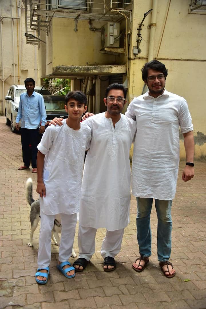 For the unaware, Junaid is Aamir's son from his first wife Reena Dutta, whereas Azad is from his second marriage with Kiran Rao.
