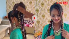 मोनालिसा ने कराया बॉक्स ब्रैड्स! नया लुक देख नहीं होगा आंखों पर यकीन, वीडियो हो रहा वायरल