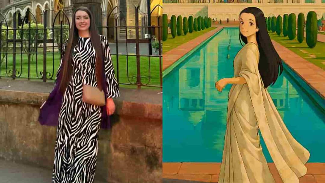 Russian influencer dinara asked ChatGPT to show her ghibli image of future husband photo viral यूजर ने ChatGPT से कहा- भविष्य में मेरा पति कैसा होगा उसकी तस्वीर दिखाओ, Ghibli ने बना दी ऐसी इमेज हर कोई हैरान