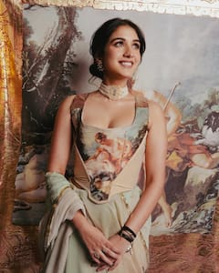 Radhika Merchant’s Vivienne Westwood Corset & Saree Look Is A Masterpiece, See All Pics