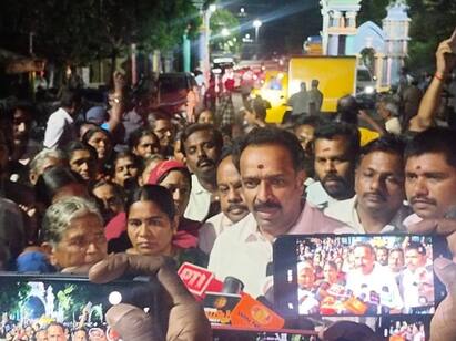 AIADMK executive released on bail after arrest in karur tnn மீண்டும் எடப்பாடி முதல்வராக வருவார்.. இதற்கெல்லாம் ஒரு முடிவு வரும் -  எம்.ஆர்.விஜயபாஸ்கர்