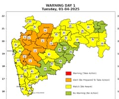 IMD weather Forecast: राज्यभर अवकाळी पावसाचे ऑरेंज - यलो अलर्ट,  प्रचंड आर्द्रता वाढली, पुढील 3 दिवस हवामान कसे? Photos