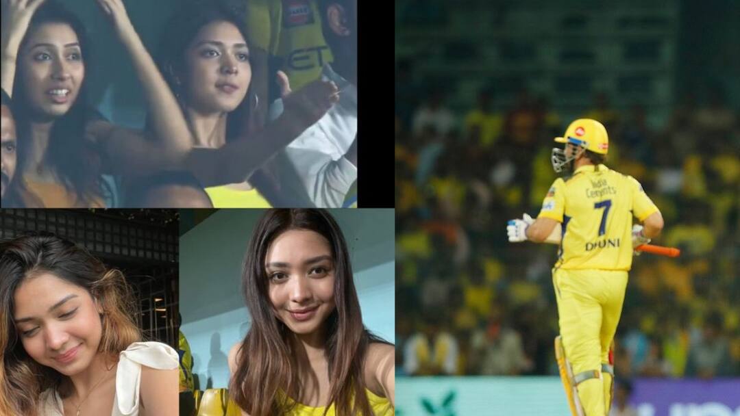 க்யூட்டாக இருந்தது குத்தமாடா...லட்சம் ஃபாலோவர்ஸ்...சி.எஸ்.கே மேட்சில் வைரலான பெண்