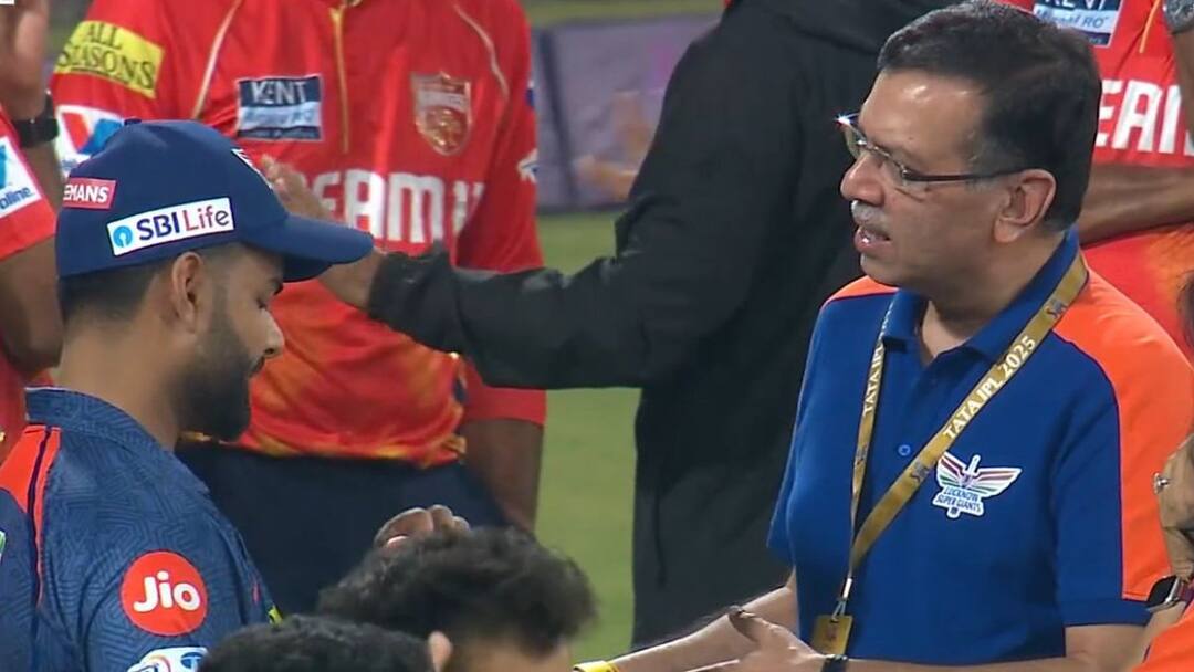 LSG Owner Sanjiv Goenka’s Post-Match Chat With Rishabh Pant Reminds Fans Of KL Rahul Saga PBKS vs LSG Owner Sanjiv Goenka Post Match Chat With Rishabh Pant Reminds Fans of KL Rahul Saga LSG Owner Sanjiv Goenka’s Post-Match Chat With Rishabh Pant Reminds Fans Of KL Rahul Saga