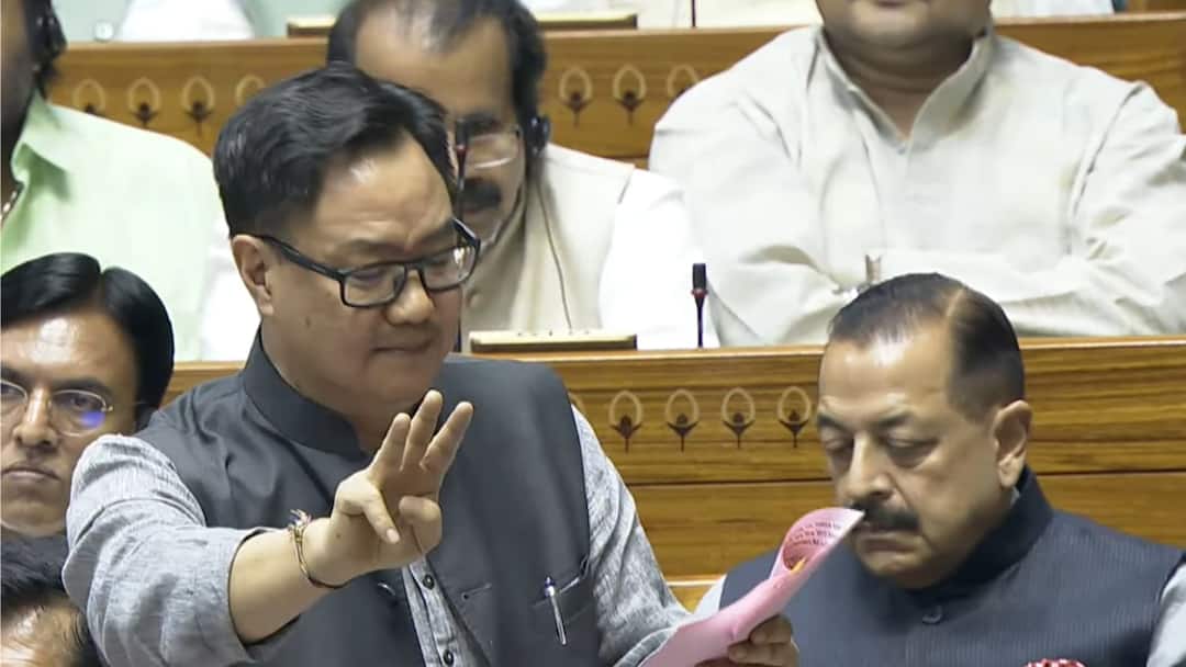 ‘Mera Gala Bhi Baith Gaya… Opposition Ko Chilla Chilla Ke Anurodh Kiya’: Kiren Rijiju On Monsoon Session Disruptions