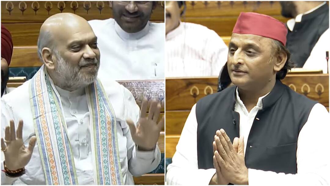 VIDEO: Akhilesh Yadav Amit Shah Spar Over BJP Presidency In Heated Lok Sabha Debate On Waqf Bill Akhilesh Yadav, Amit Shah Spar Over Party Presidency In Heated Lok Sabha Debate: Watch