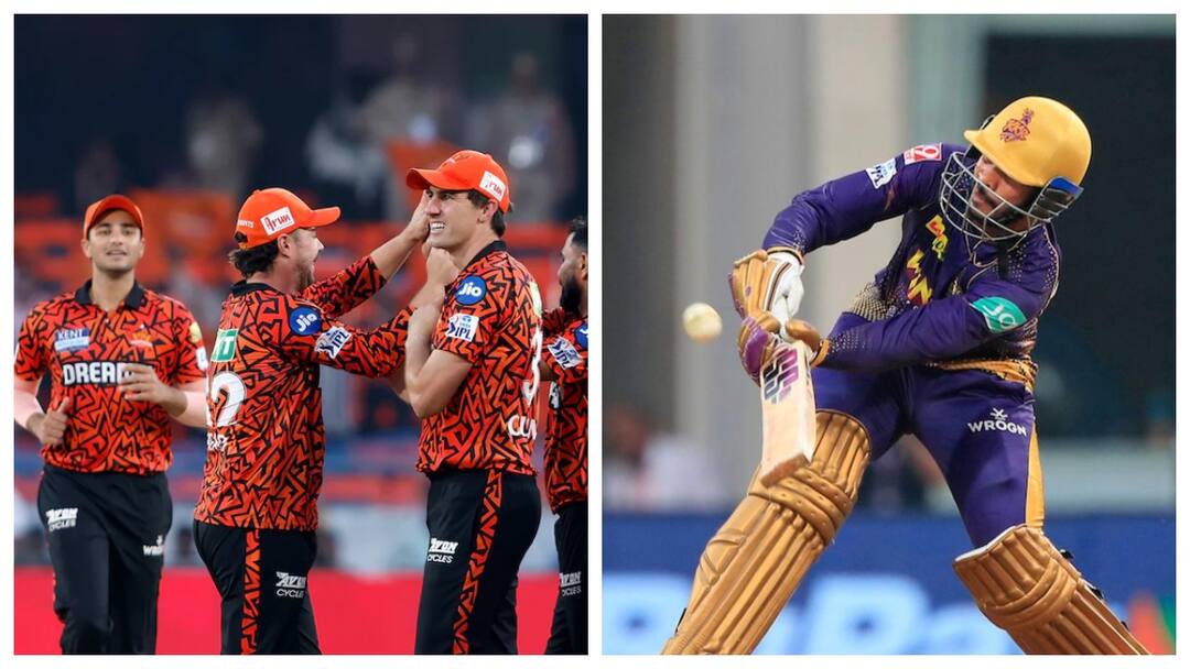 KKR vs SRH: இறுதியில் சரவெடி.. பொளந்து கட்டிய வெங்கடேஷ்.. திருப்பி அடிக்குமா ஹைதராபாத்? IPL 2025 Kolkata Knight Riders loses back to back wickets as SRH restrict them at 2 for 26 after four overs KKR vs SRH: இறுதியில் சரவெடி.. பொளந்து கட்டிய வெங்கடேஷ்.. திருப்பி அடிக்குமா ஹைதராபாத்?